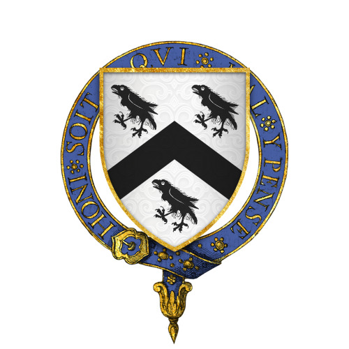 Coat of arms of Sir Rhys ap Thomas - a Welsh soldier and landholder who rose to prominence during th