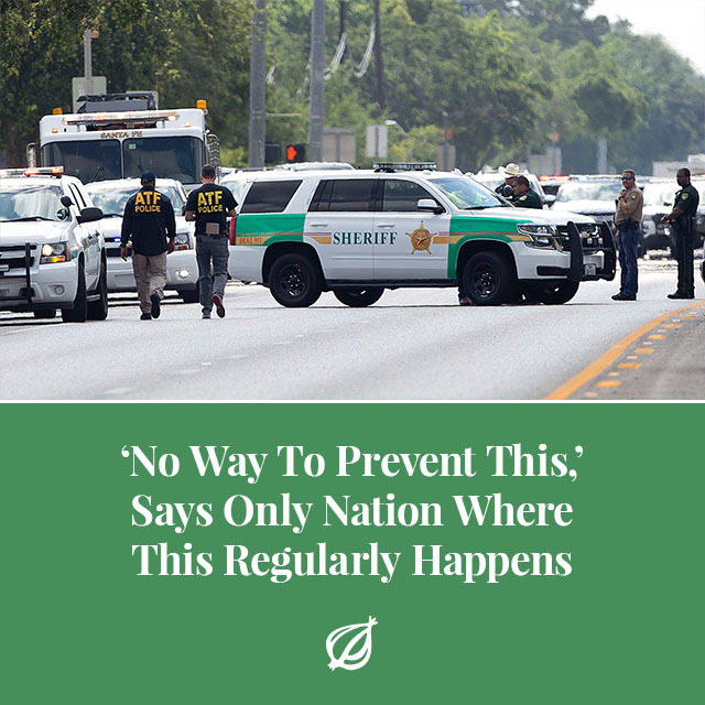 theonion:SANTA FE, TX—In the hours following a violent rampage in Texas in which