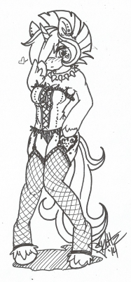 Anthro Of Skuttz In Some Lingerie.