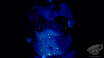 missfreudianslit:  My smoke is intoxicating and when you add in the spectacle of my laser lights, it’s downright entrancing. I blow smoke from my glass piece at you while the light cuts through the darkness and puts on a show for us. After your head