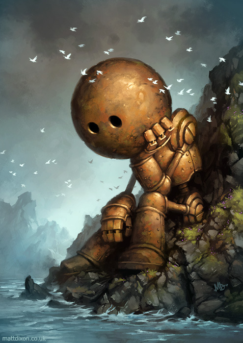 cinemagorgeous:Nobody visualizes adorable robots quite like Matt Dixon.