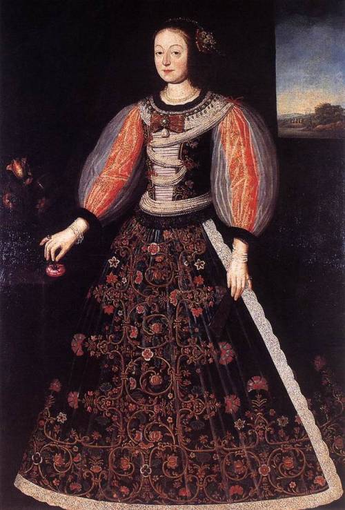 Princess Anna Julianna Esterházy, wife of Count Ferenc Nádasdy by Benjamin von Block 1656