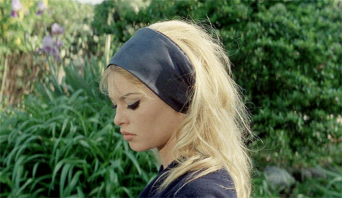 theroning:Brigitte Bardot in Le Mépris (dir. by Jean-Luc Godard, 1963).