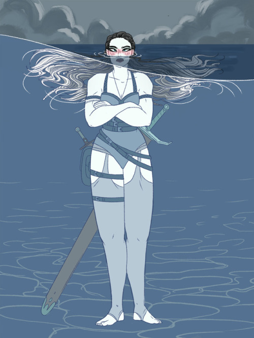 another critrole swimsuit! No way did yasha wear all her furs to the bottom of the sea. Contact me a