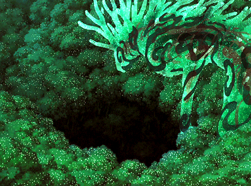 fallenvictory:The Forest Spirit gives life and takes life away. Life and death are his alone.Princess Mononoke | もののけ姫 (1997) dir.  Hayao Miyazaki