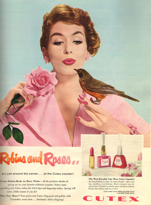 Cutex - 1955Robins and Roses