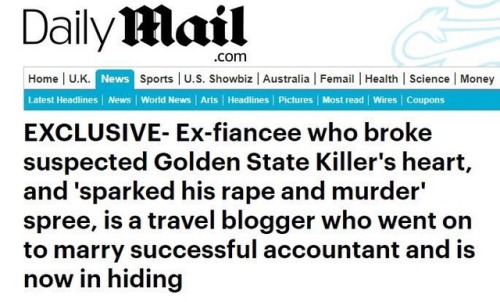 An utterly disgusting headline from the Daily Mail implying that a woman is to blame for a man’s cho