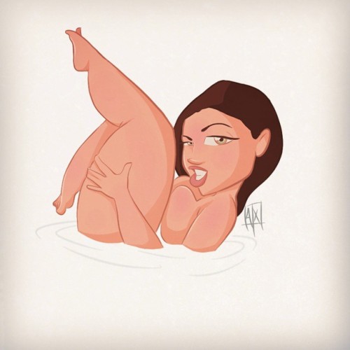 axart:  @londonandrews cartoonized #axcomix adult photos