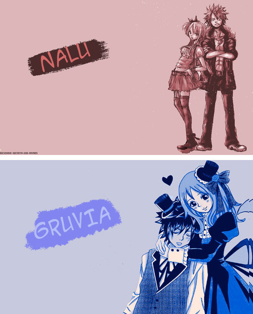 sociedade-secreta-dos-animes:  Couples favorites from Fairy Tail | ♥ &amp; ♥