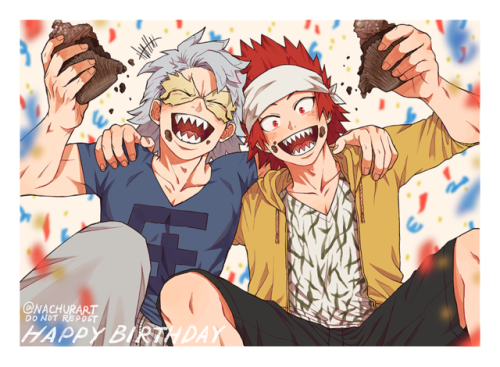 nachurart: HAPPY BIRTHDAY TO THE MOST MANLY DUO!!Every time I think about these two my heart squeeze