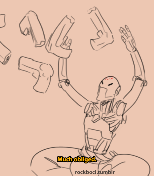 rockboci: Gunyatta and Reaper are bffs
