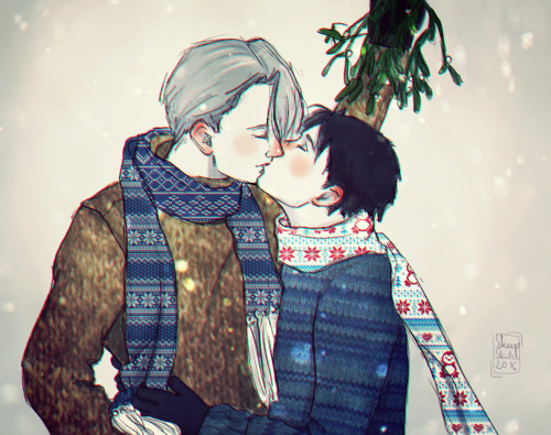 sheepskeleton: Merry Christmas! …and happy birthday, Viktor! &lt;3  So cute!!