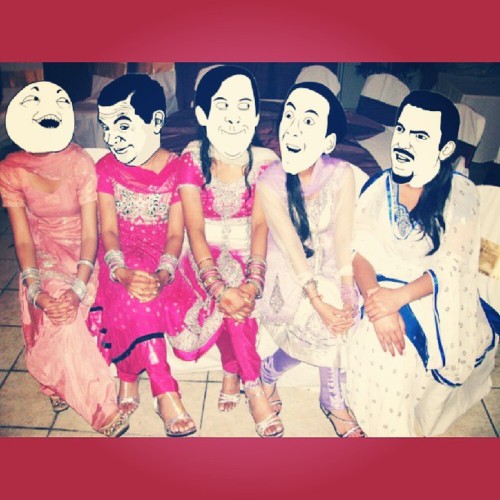 Girls/aunties at parties.