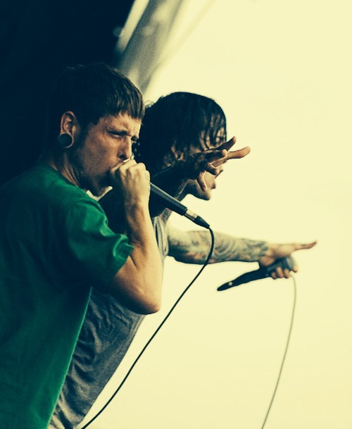 carnivorouscats:  Phil Of Whitechapel &amp; Mitch of Suicide Silence 