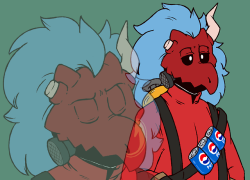   Funny Drgn Wear a Pepsi          