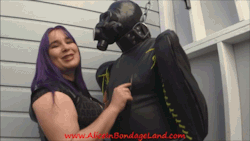 I love how this custom leather straitjacket has extra zippers to expose his nipples for maximum torment!!!http://www.aliceinbondageland.com
