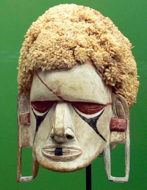Tatanua mask, Malanggan mask from Northern New Ireland,Papua New Guinea.South Seas Department, Ethno