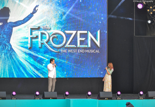 Photo: The cast of Frozen perform at West End Live 2021 in Trafalgar Square, LondonDate Taken: 18th 