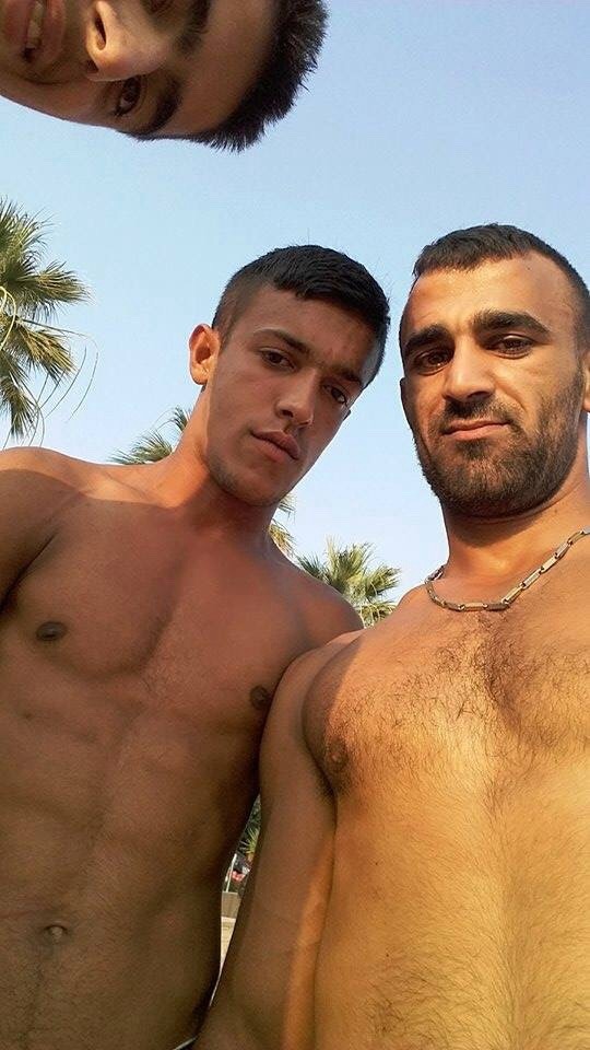 stratisxx:This boy is going to get pounded tonight by this rough straight Arab daddy