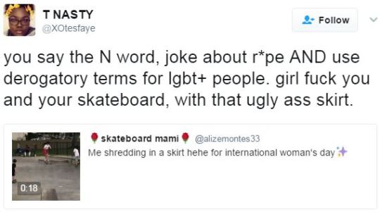 bellygangstaboo:    queen of ending the hype over mediocre white women    That skirt is wild ugly