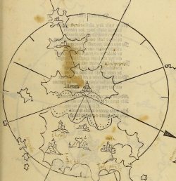 thelandofmaps:  Nautical chart of Paros and Antiparos in the Aegean sea, from a Venetian maritime atlas printed ca. 1485 [1086×1121]CLICK HERE FOR MORE MAPS!thelandofmaps.tumblr.com