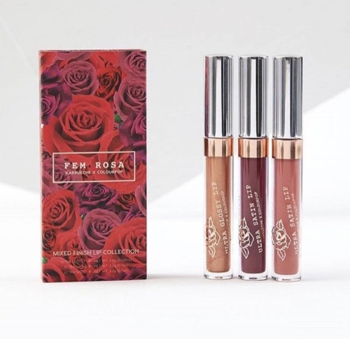 KARRUECHE x COLOURPOP “FEM ROSA"- New Makeup Collection!✨✨✨Details: 1966mag.com