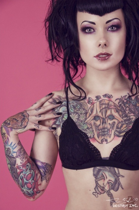 inked-dollz:  Inked girl  MEGAN MASSACRE