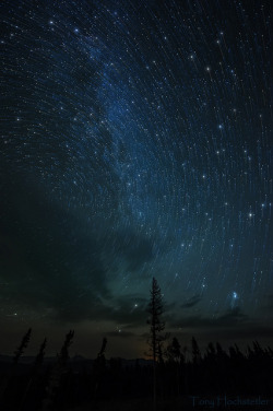 ancientdelirium:Hidden Lake Star Trails by