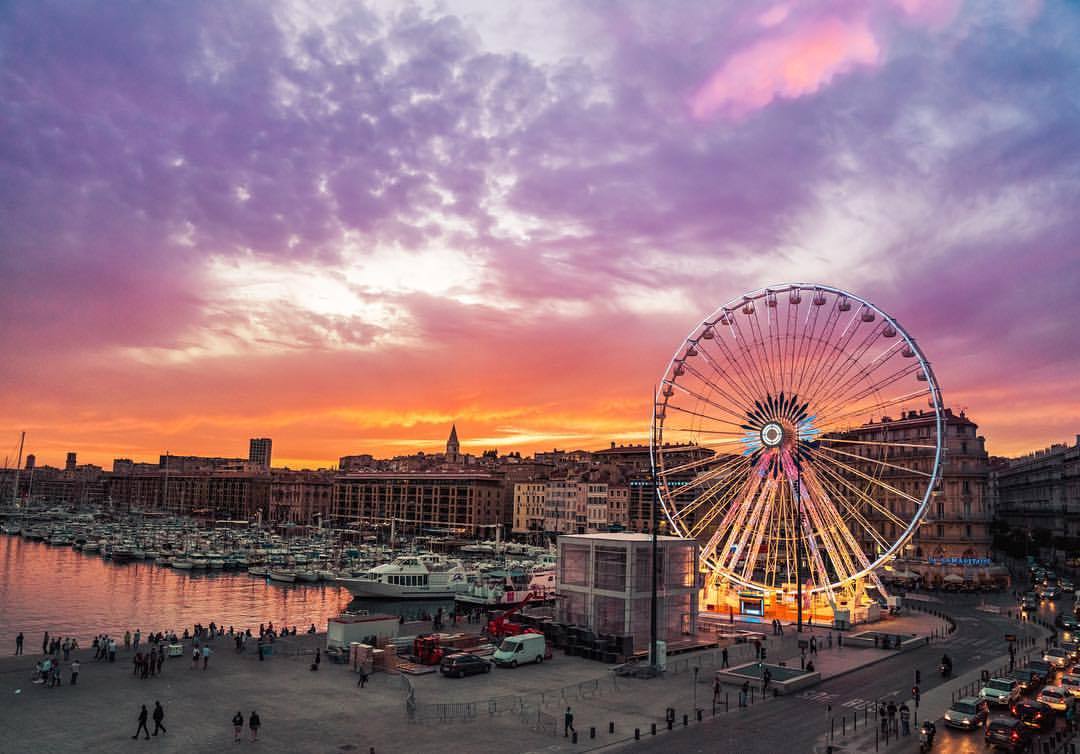 nythroughthelens:
“ Sunset in Marseille, South of France tonight. (at Old Port of Marseille)
”