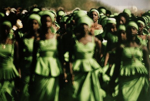 irenelichtensteinblog:  William Klein, Independence parade. Dakar, Senegal. 1963.  