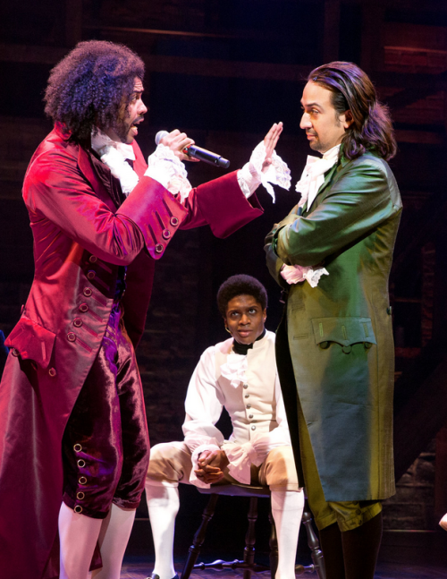 broadwayreprise: Daveed Diggs and Lin-Manuel Miranda in Hamilton