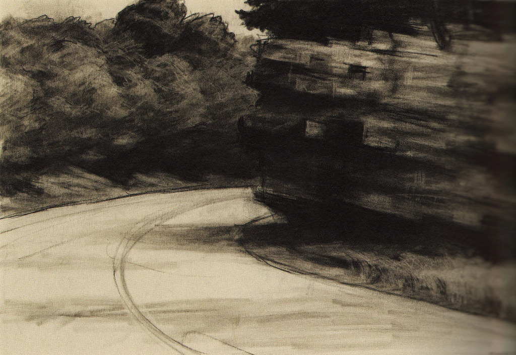 mythologyofblue:  Edward Hopper Road and Rocks, 1962 
