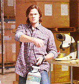 haleyjamesarchive:  jared padalecki in the supernatural gag reel → season seven