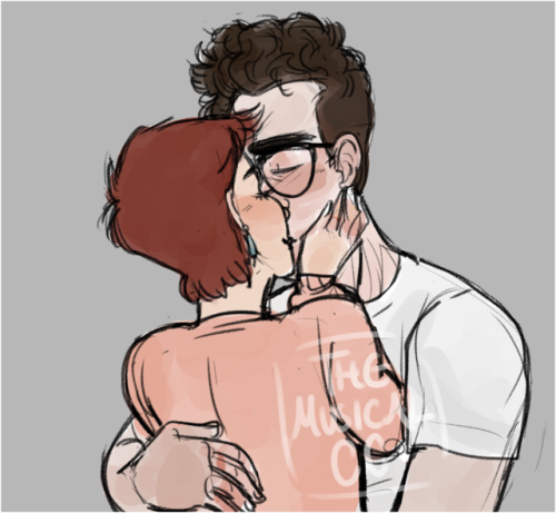 the-musical-cc: I don’t freaking know, man, I wanted some cute kissies and to not put effort i