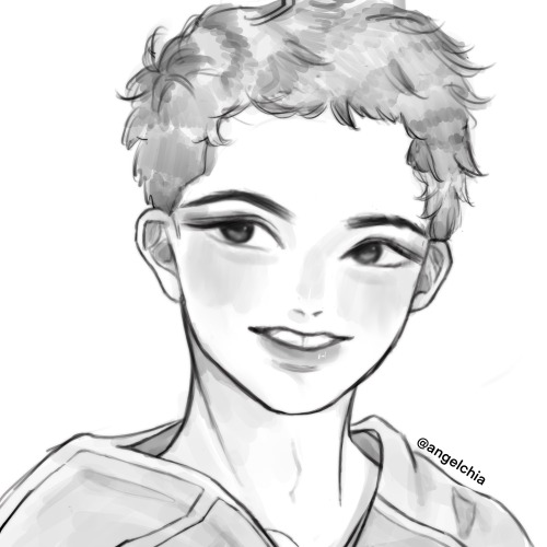 redraw of my tumblr icon because everyone needs more smiling Liam in their lives 