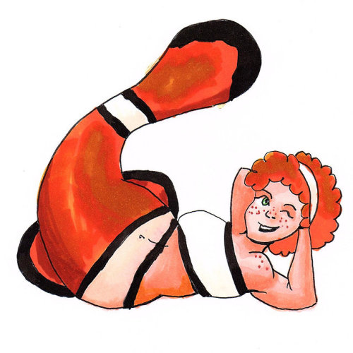 MerMay Day 9, Clown Fish