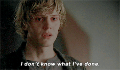 thedailylovejournal:   Find someone who loves you like Tate loved Violet  — Evan Peters  