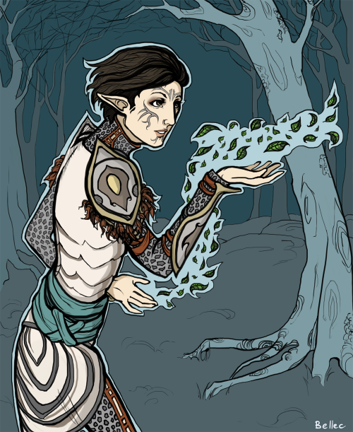 anna-bellec:may it be time when I return to beautiful Dragon Age fandom. little Merrill is one of my