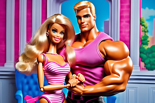 Barbie Loves Muscular Ken