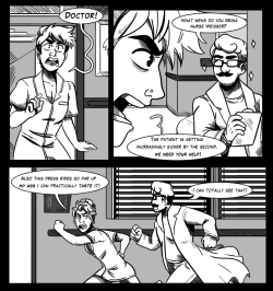 pig-demon:  thekilljoyscomic:  The Killjoys: Furry Epidemicart by Pig-DemonRead more on Tapastic!  Sorry for the constant plugging, but I’m starting to upload the comic on tumblr too and that deserves to be noted. :DHere’s the latest page! Blog is