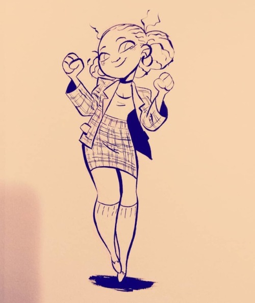 I feel really tired today, so a small clueless realness to fill the #inktober#inktoberday10 #intob