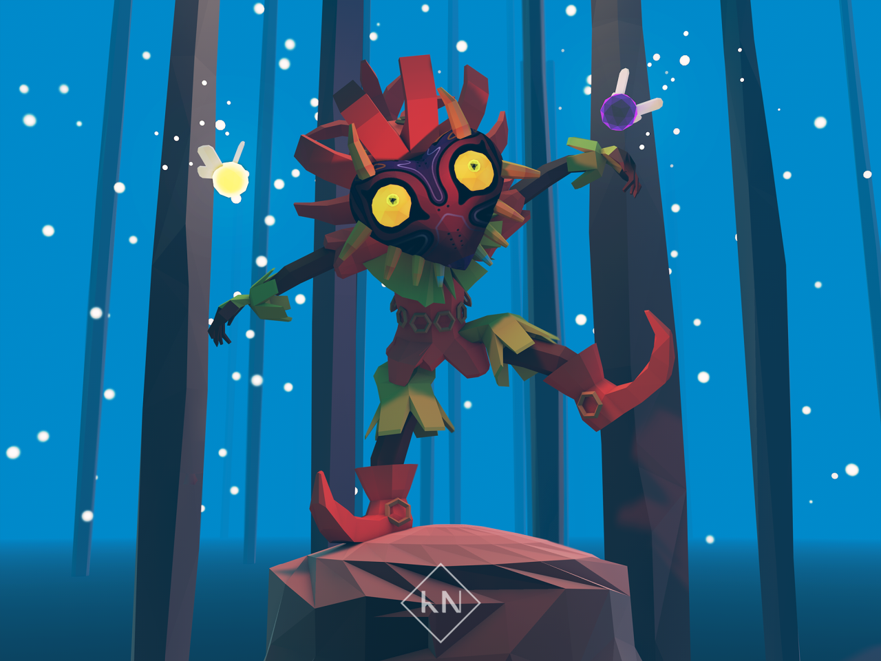 365dgrees:Skull KidMajora’s Mask 3D is almost here, so I decided to make a little