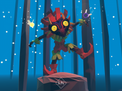 365dgrees:Skull KidMajora’s Mask 3D is