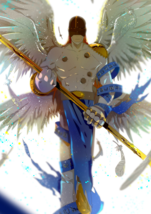 animepopheart:★ 【winni】 「 angemon // angewomon  」 ☆ ✔ republished w/permission ⊳ ⊳ follow me on twitter