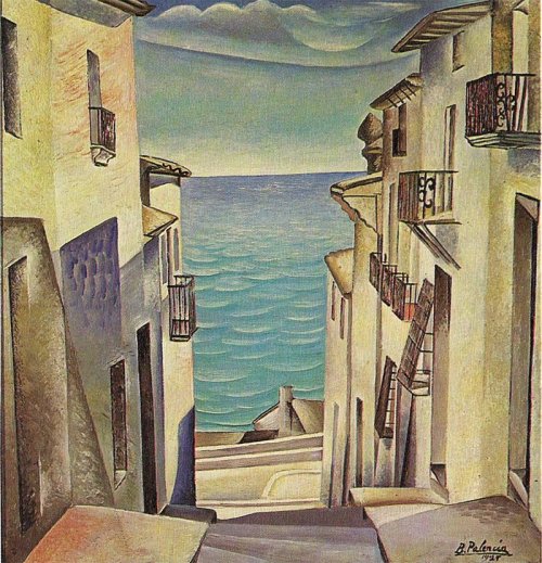 Altea   -   Benjamin Palencia  1927Spanish  1894-1980oil on canvas