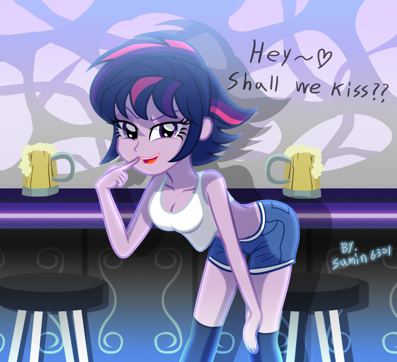 needs-more-butts:  someponysscribbles:  Twilight sparkle , by sumin6301 Holy shit.
