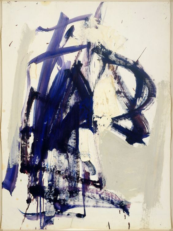 topcat77:  Joan Mitchell   Untitled, Oil on Paper, 1958 