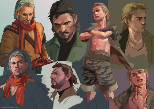 riense:Okaaaay. If i decided to post old sketches. So here is a  MGS sketch dump (2016)