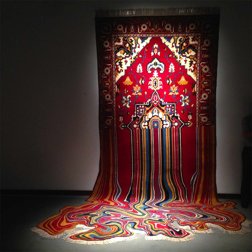 bobbycaputo: Faig Ahmed Creates Glitched-Out Contemporary Rugs from Traditional Azerbaijani Textile