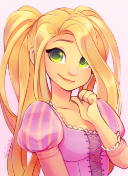 kiwiggle:  thought rapunzel in pigtails would